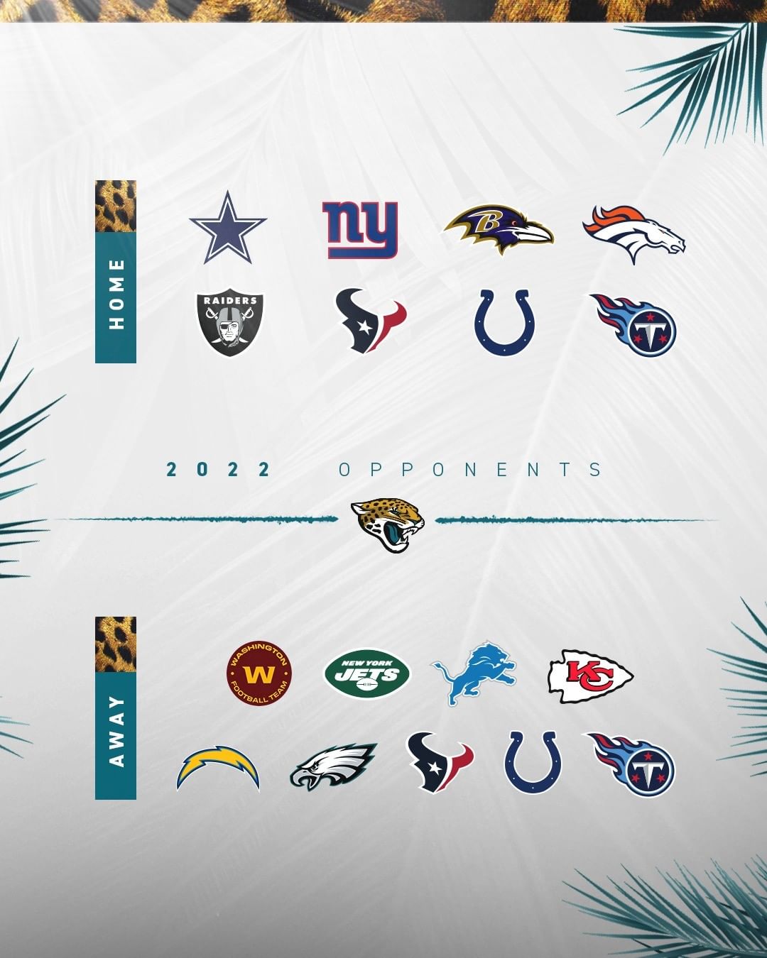 Our 2022 opponents.  #DUUUVAL...