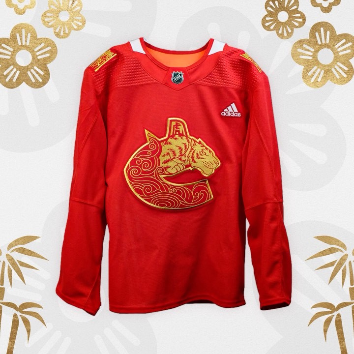 Introducing the 2022 #Canucks Lunar New Year jersey!  Designed by artist Trevor...