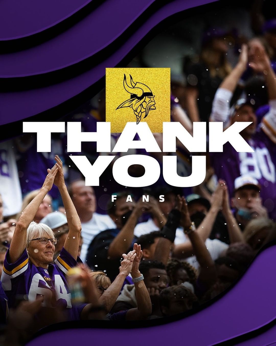 As always, your support is greatly appreciated. Thank you #Vikings fans!...