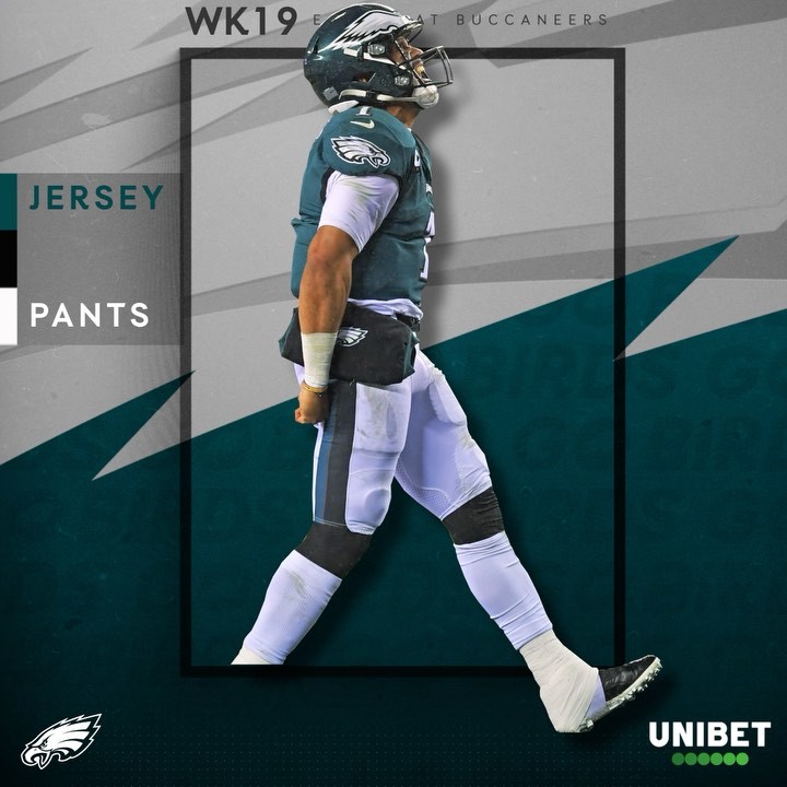Back in midnight green for #PHIvsTB  @unibetus | #FlyEaglesFly...