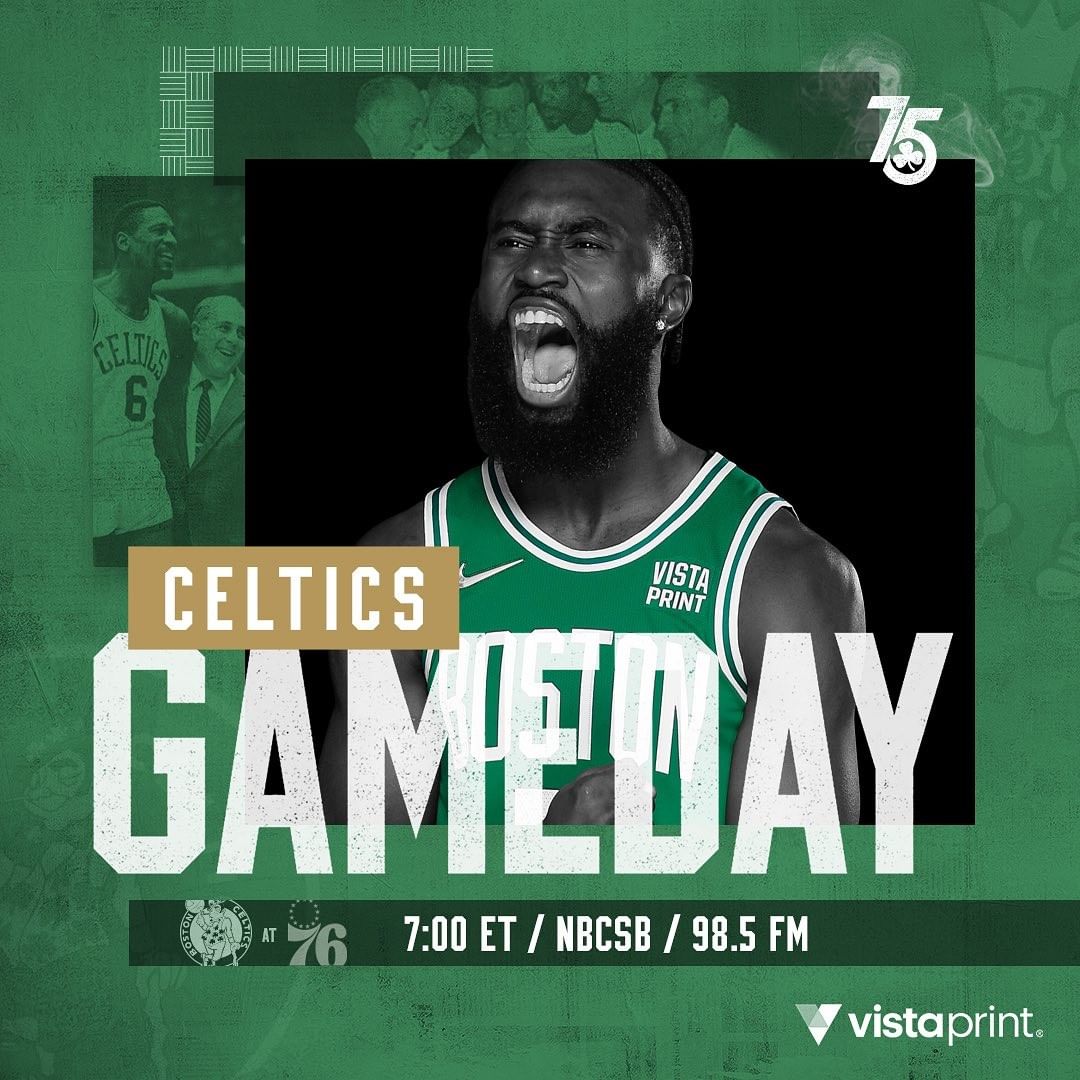 TONIGHT  Celtics at @sixers, 7:00 p.m. on @nbcsboston and @985thesportshub #Blee...