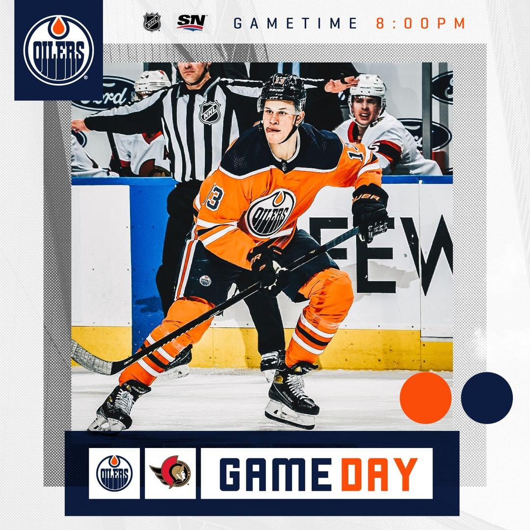 GAME DAY. We're back in action at home vs. the Sens tonight at 8pm MT! #LetsGoOi...