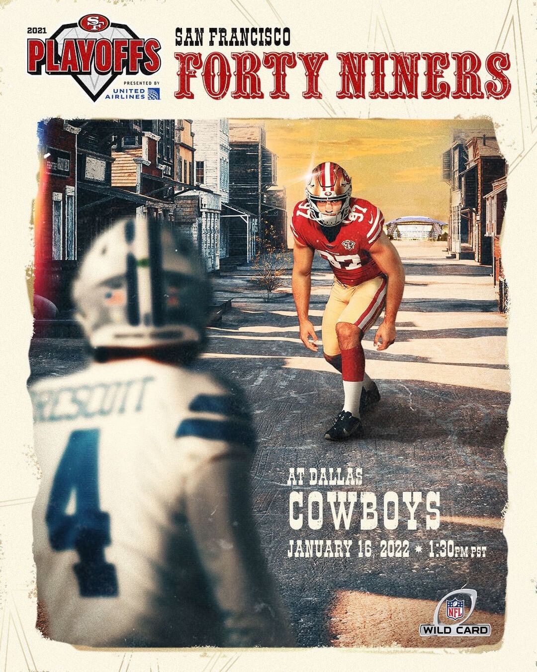 When we stroll into the Wild Wild West.  #SFvsDAL...