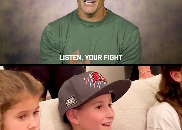 Tom Brady surprised 10-year-old brain cancer survivor Noah Reeb with Super Bowl ...