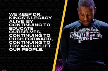 In celebration of #MLKDay, the Dubs’ discuss the lasting impact of Martin Luther...