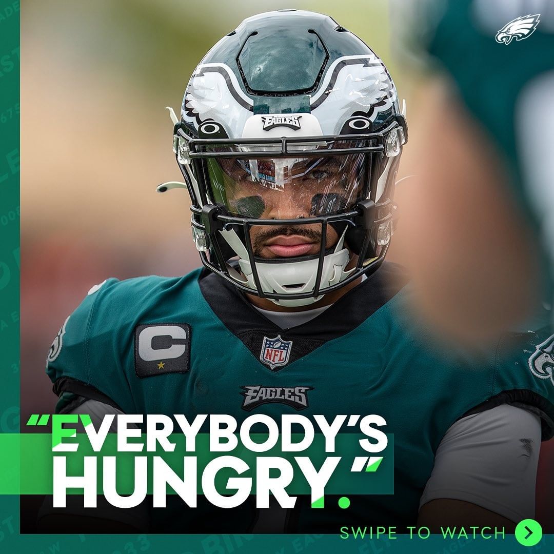 The grind doesn’t stop.

#FlyEaglesFly...