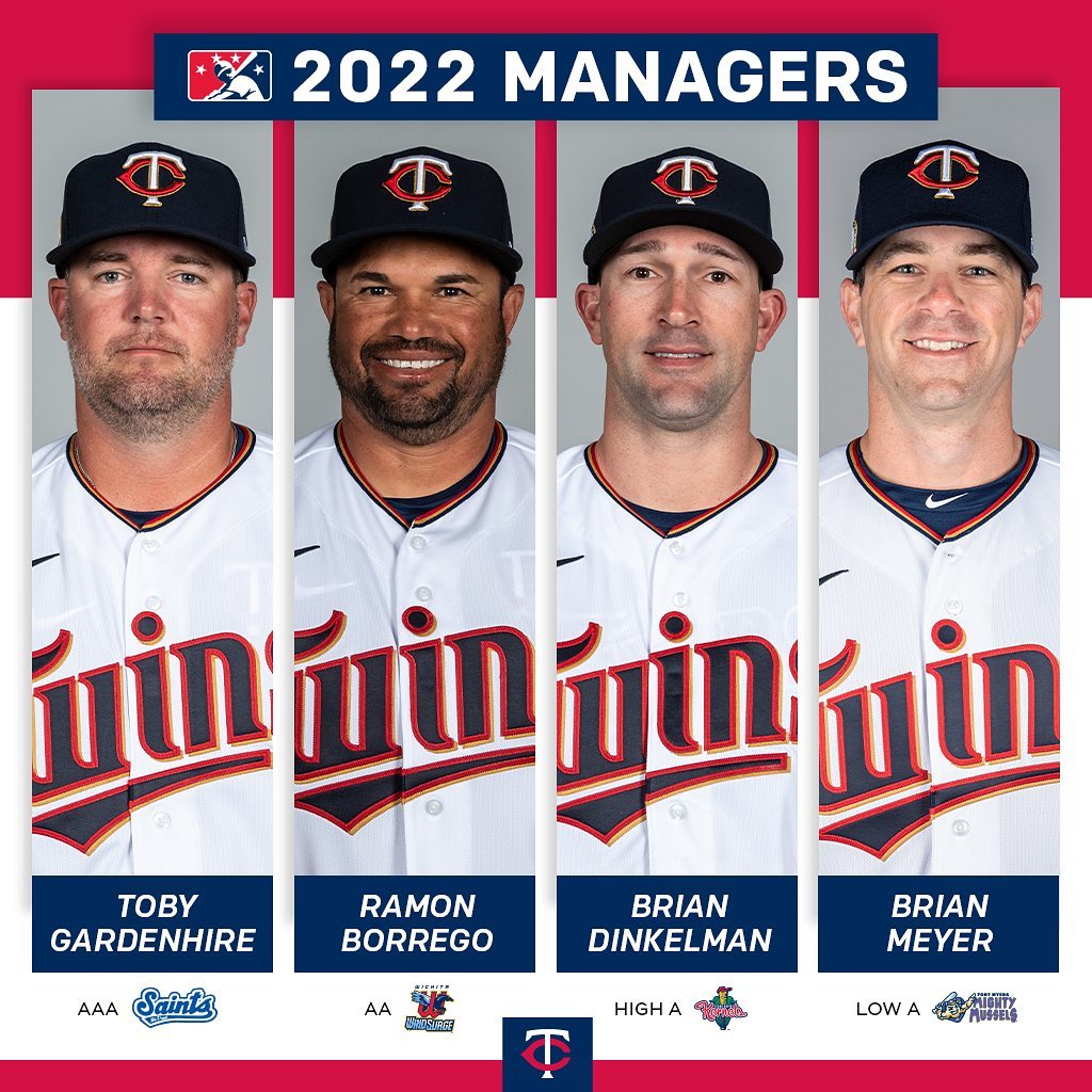 #MNTwins announce Minor League staff assignments for the 2022 season....