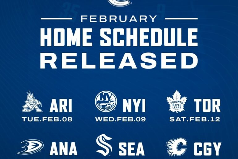 The National Hockey League and Vancouver Canucks announced today new dates for g...