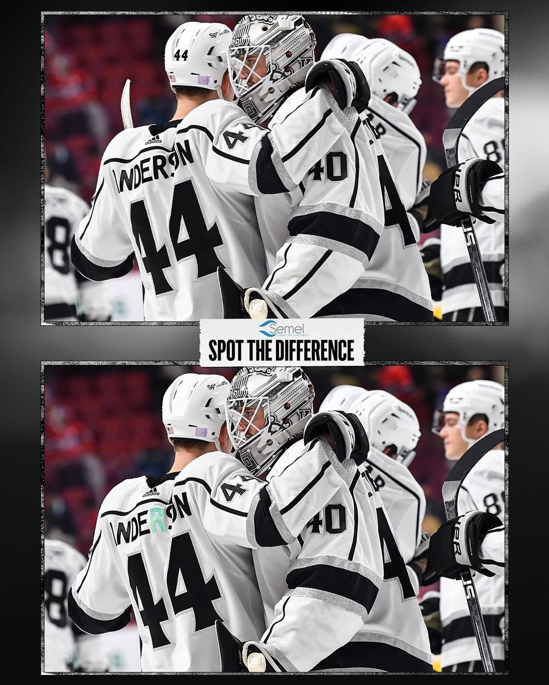 We have faith you can find these ones, Kings fans.  @semelvision | #SpotTheDiff...