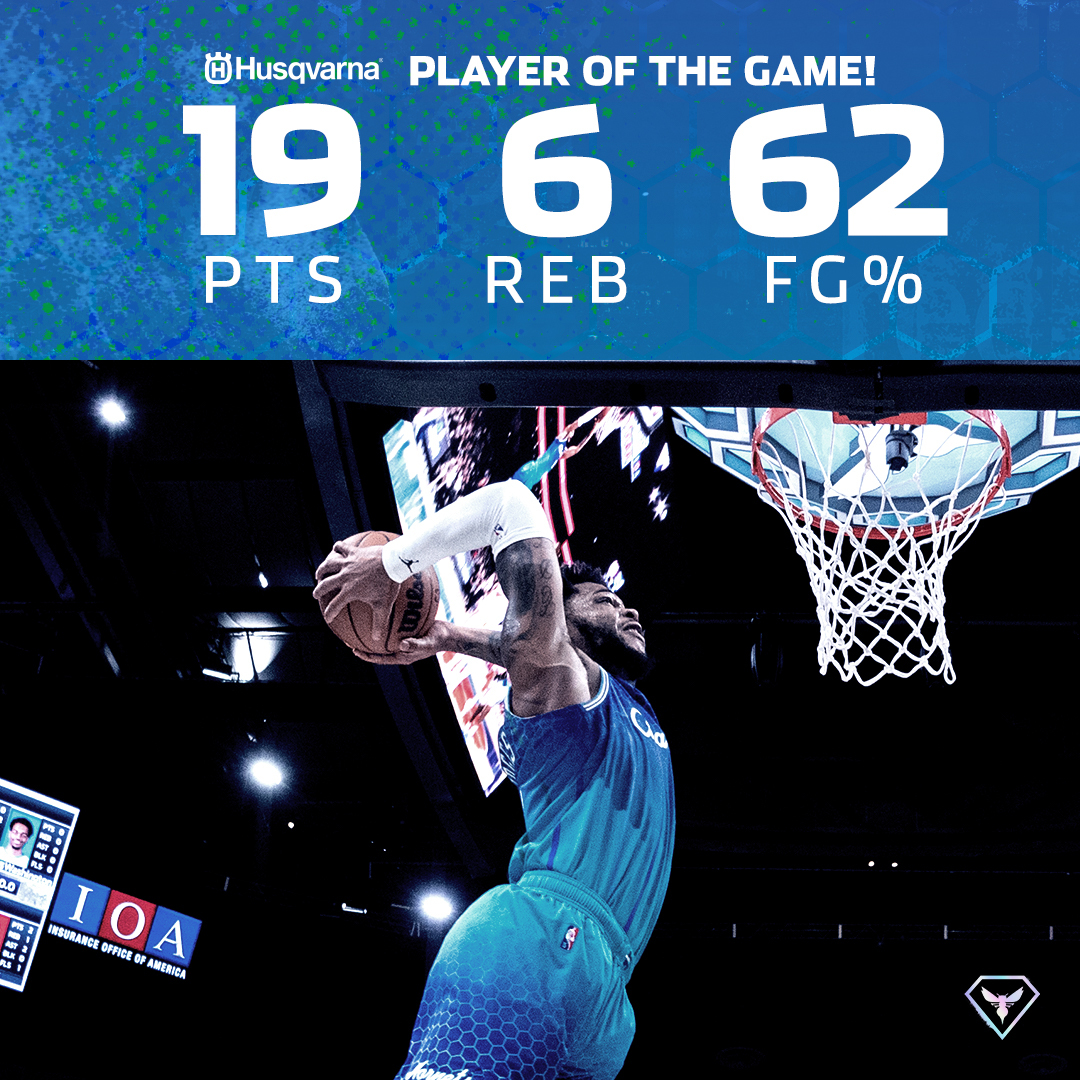 Tonight's @HusqvarnaUSA Player of the Game is @MilesBridges. — #AllFly...