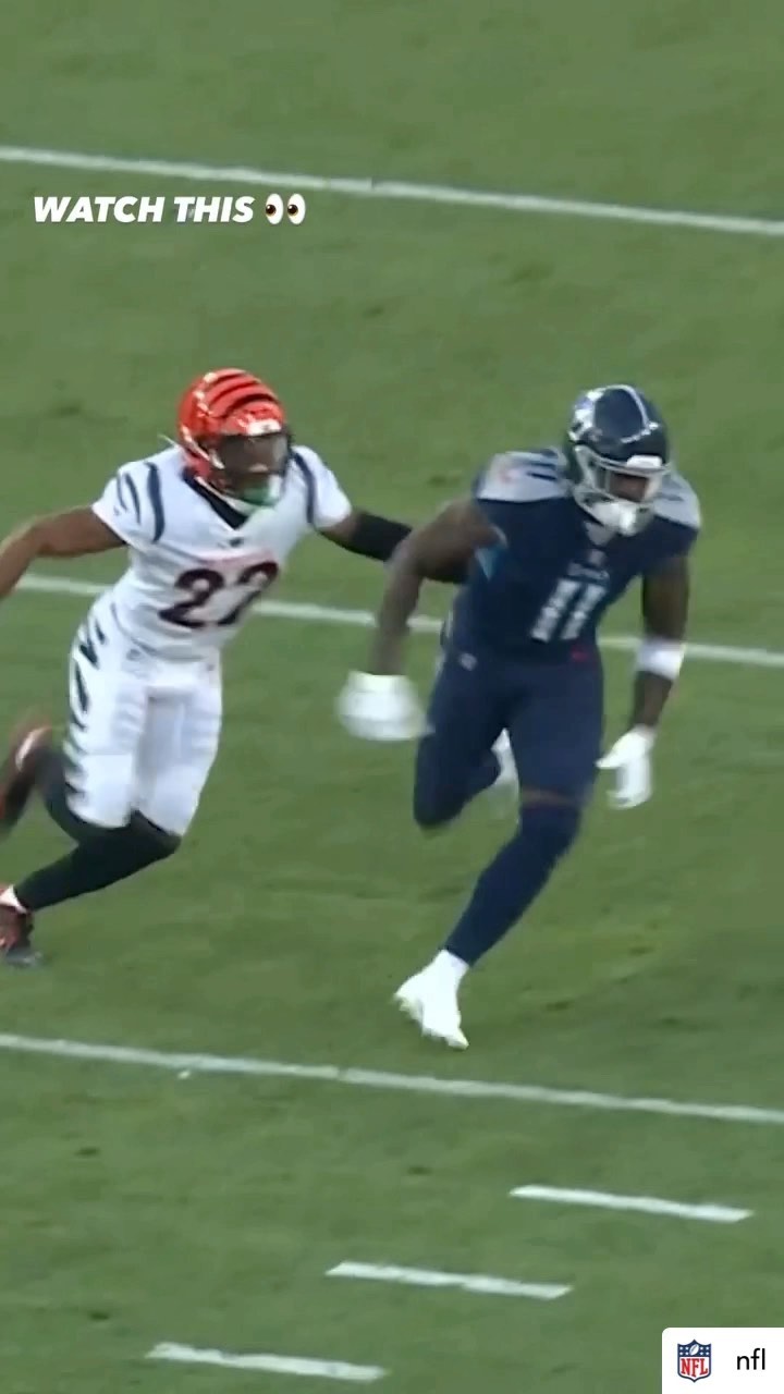 A.J. Brown had him lost with this route  : #CINvsTEN on CBS
: NFL app...