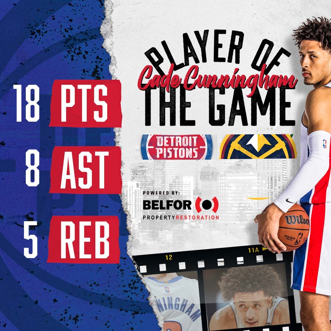 Add another 15+ game to Cade's resume 

#NBARooks...