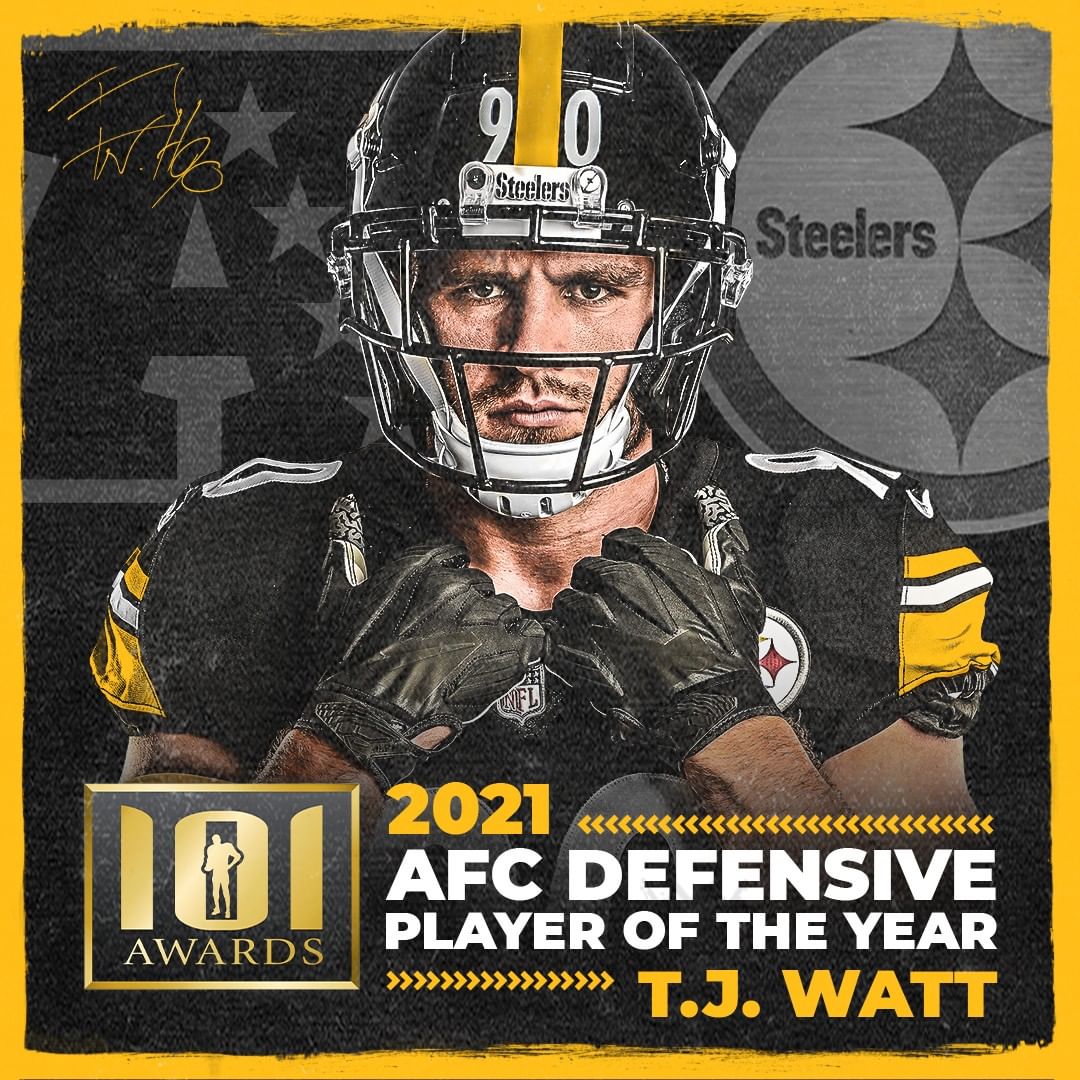 Congratulations to @tjwatt90 for being selected as the 101 Awards AFC Defensive ...