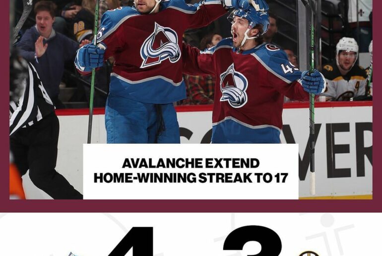 Home sweet home for the @coloradoavalanche! ...