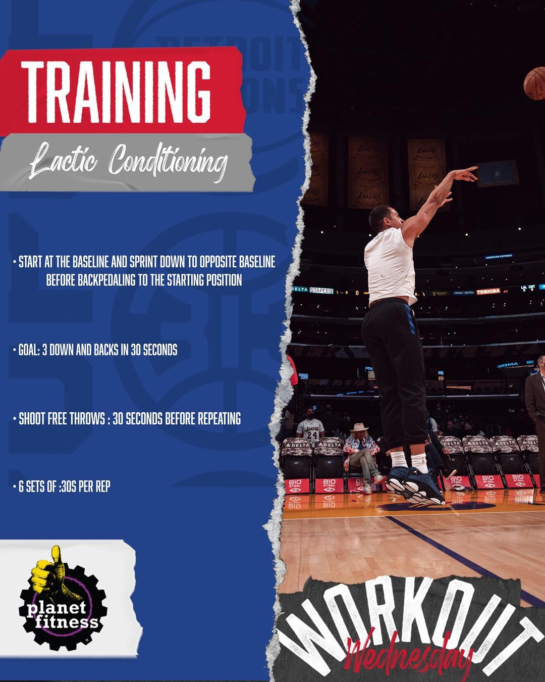 One time for #WorkoutWednesday!  Check out these steps on lactic conditioning a...