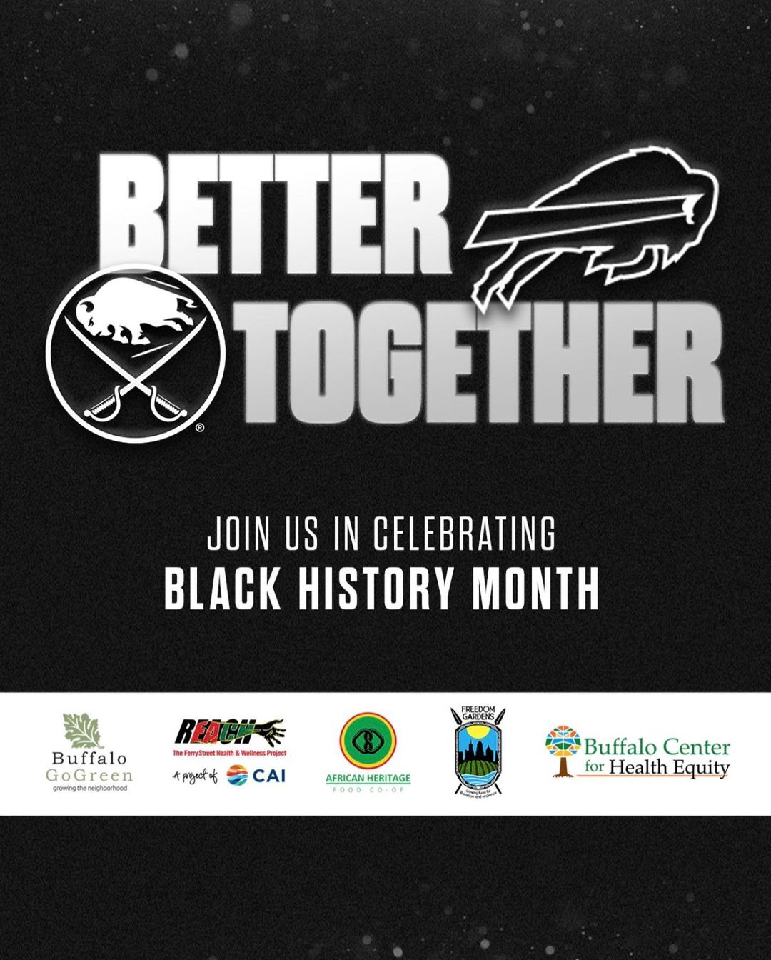 As Black History Month begins next week, the Buffalo Sabres and Buffalo Bills ar...