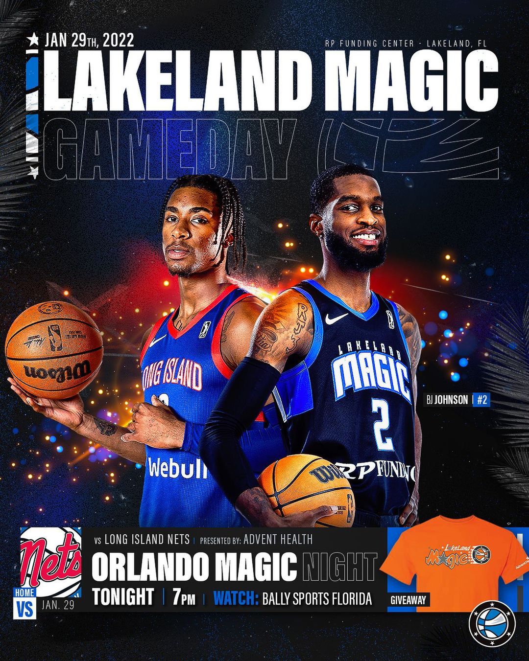 Join us for Orlando Magic Night presented by @adventhealth as your #NBAGLeague C...