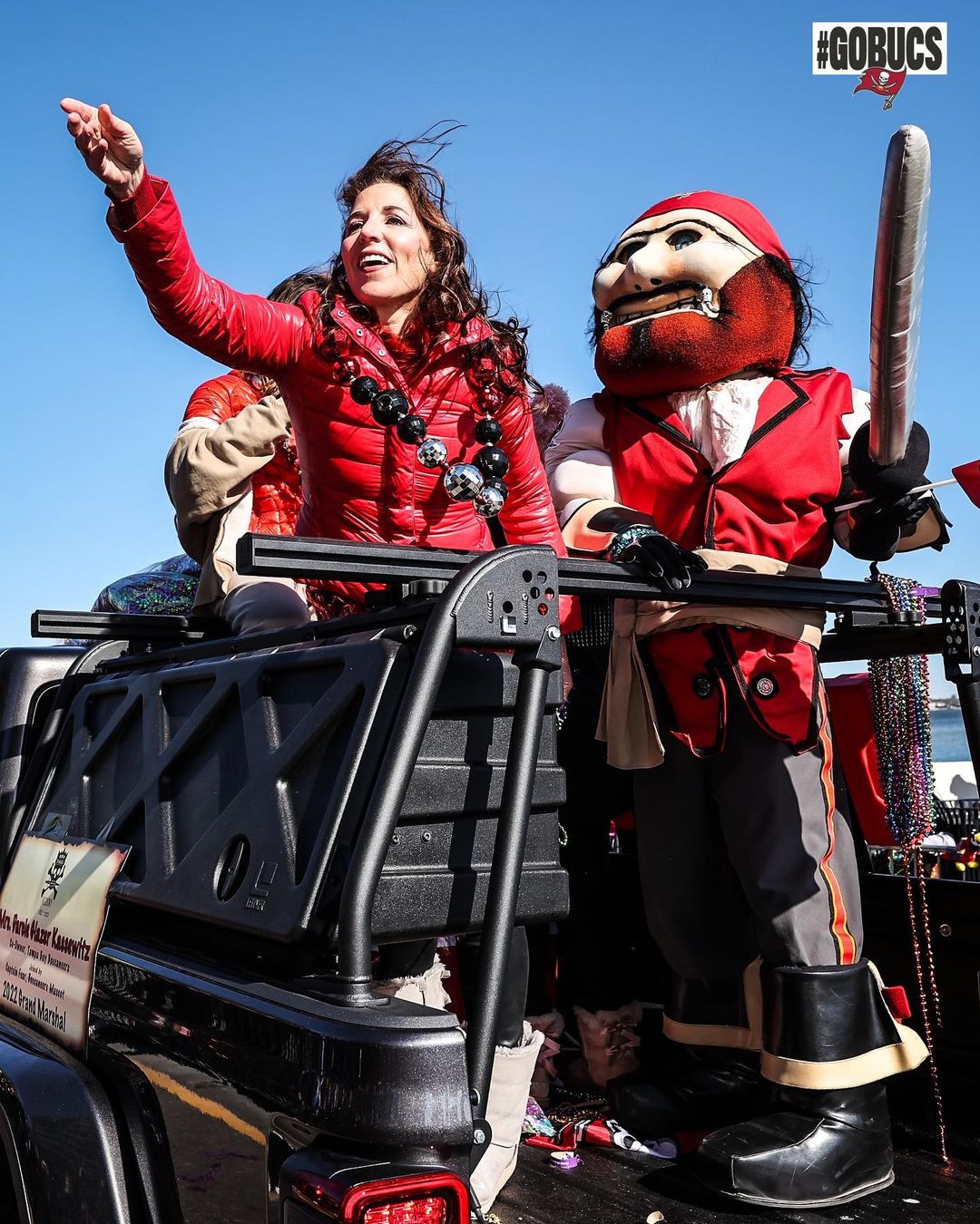 Honored to be the grand marshal in this year’s #Gasparilla parade, represented b...