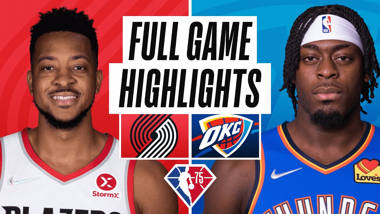 TRAIL BLAZERS at THUNDER | FULL GAME HIGHLIGHTS | January 31, 2022