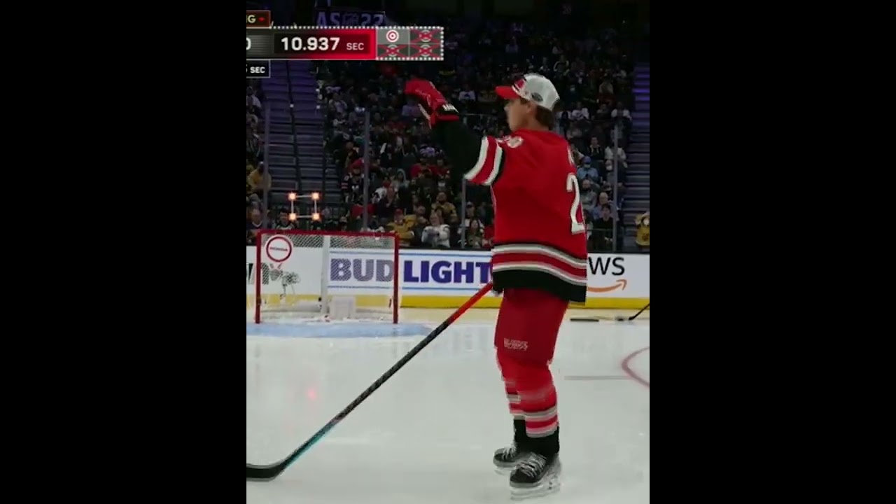 Sebastian Aho Goes 4-for-4 in NHL Accuracy Shooting 🎯 #shorts