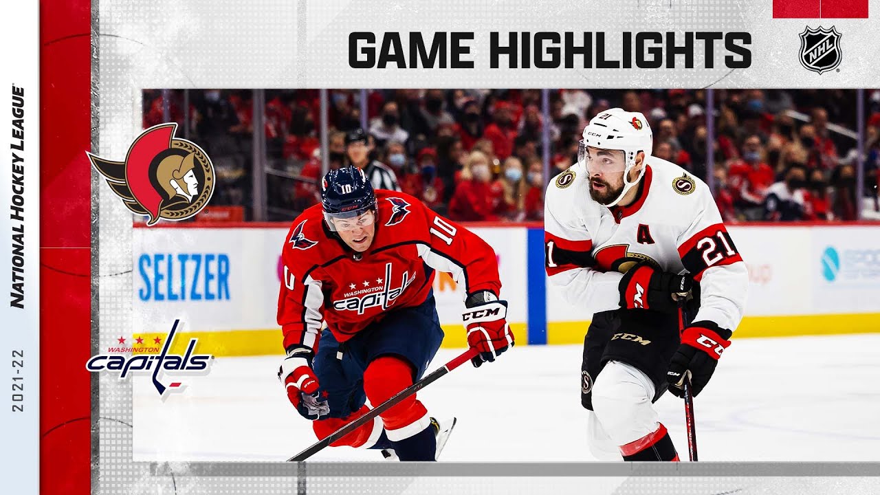 Senators @ Capitals 2/13/22 | NHL Highlights
