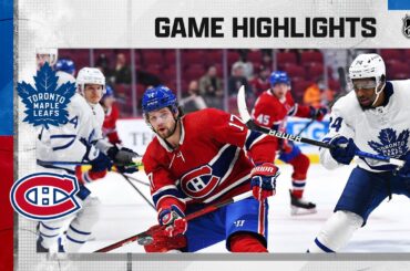 Maple Leafs @ Canadiens 2/21 | NHL Highlights 2022