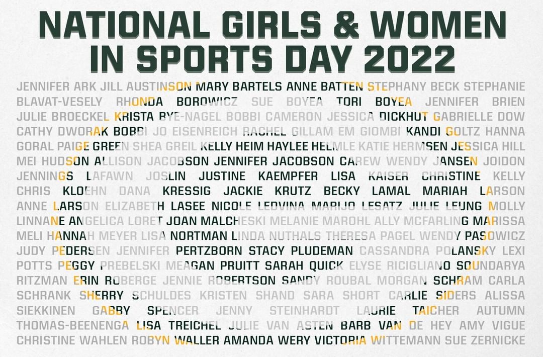This National Girls & Women in Sports Day we're proud to recognize the talented ...