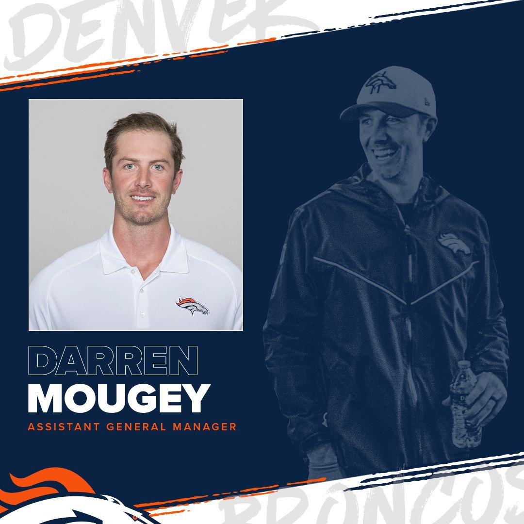 We've promoted Darren Mougey to Assistant General Manager....