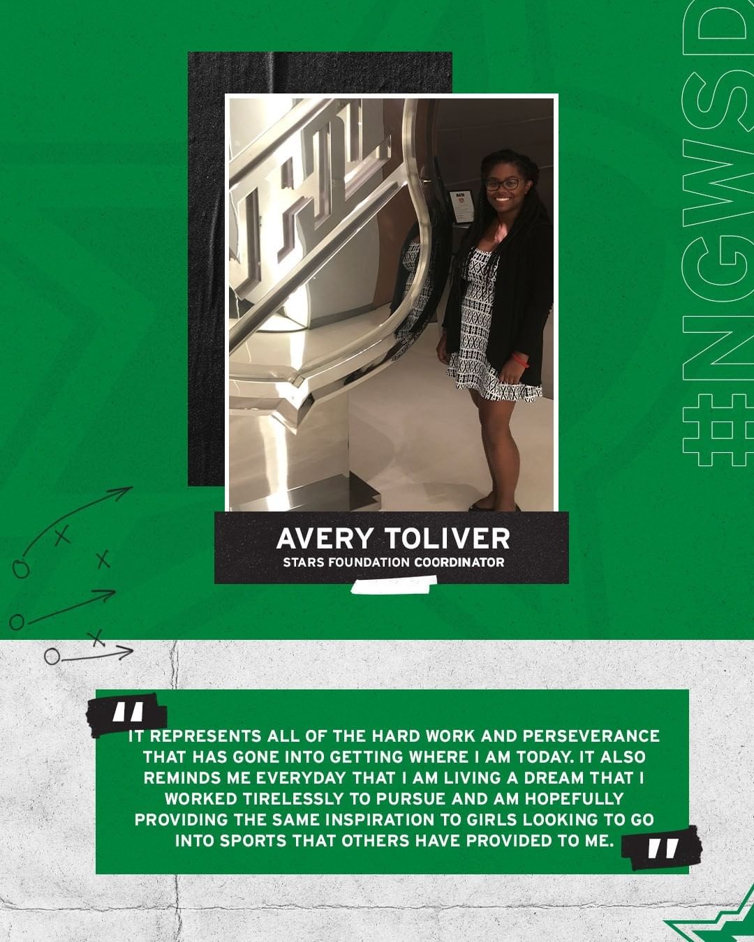 "What does it mean for you to be a woman in sports?"

Today, we celebrate #Natio...