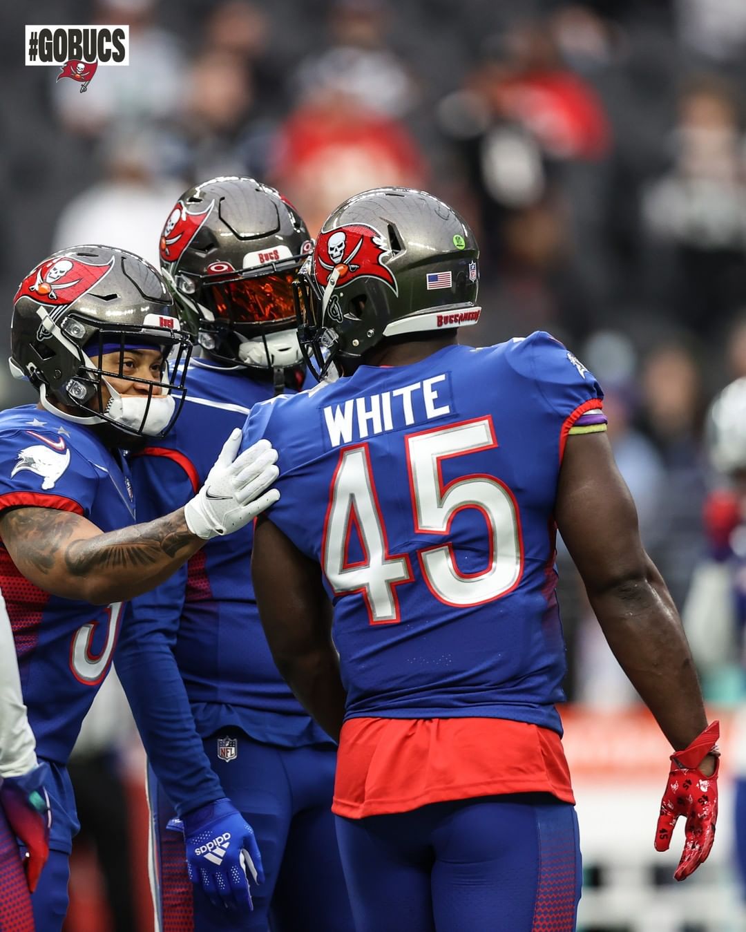 We prefer red, but this will do for today. #GoBucs...