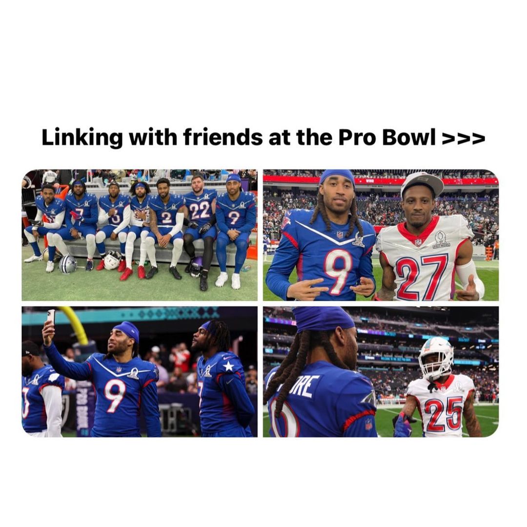 5 Pro Bowls = lots of friends...