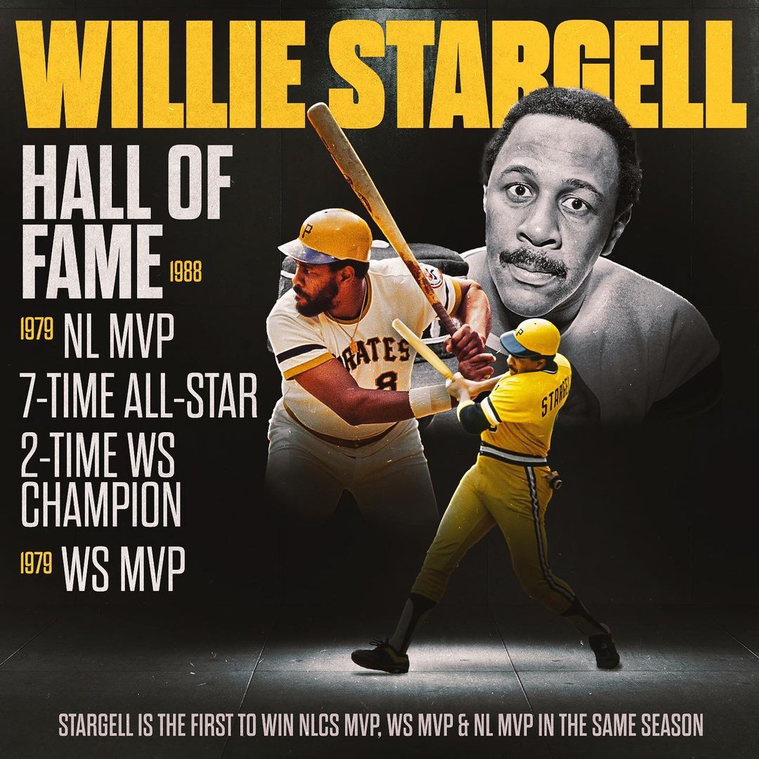 Willie Stargell achieved a lot in his 21-year career with the Pirates. #BlackHis...