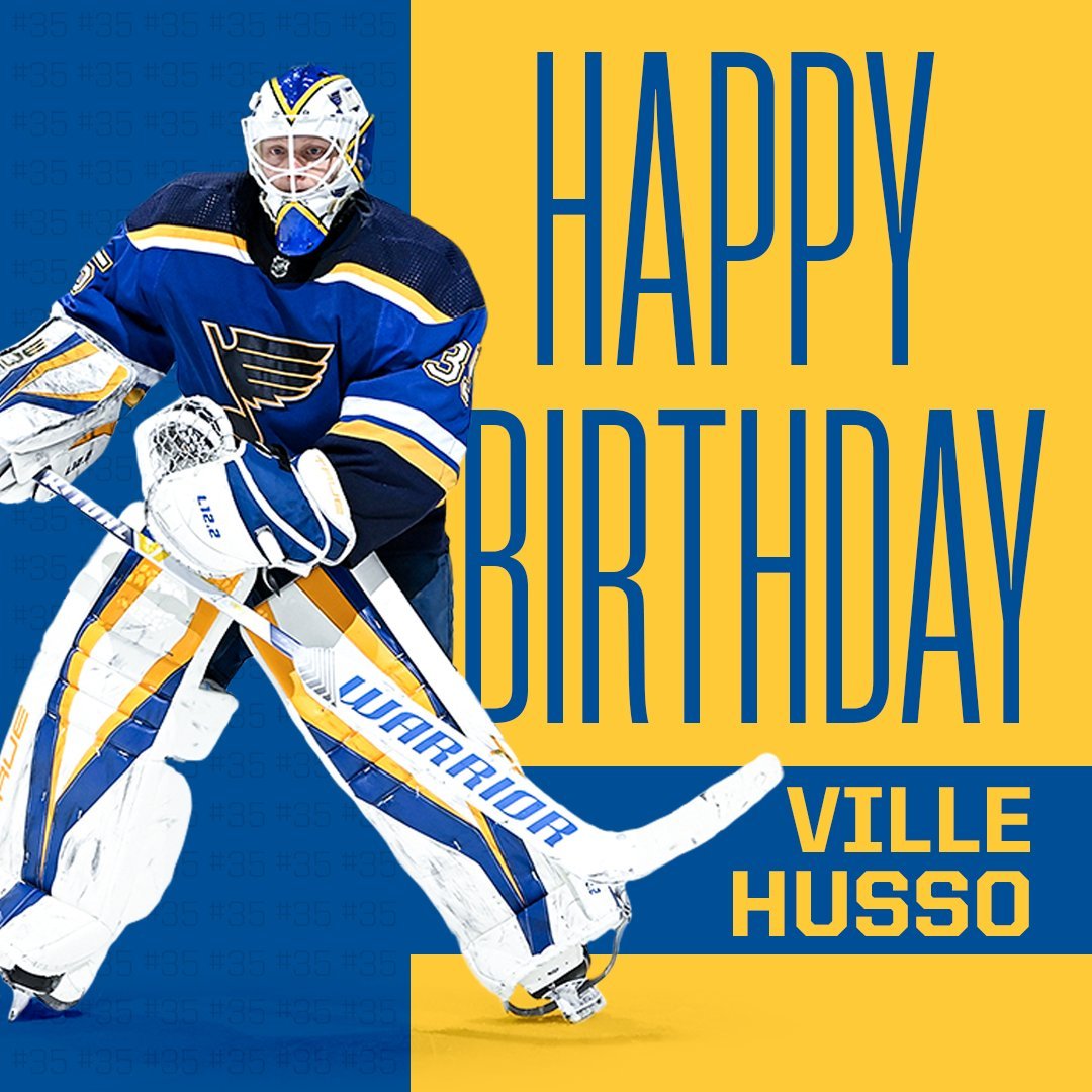 We hope you have a Ville good birthday, @villehusso!...