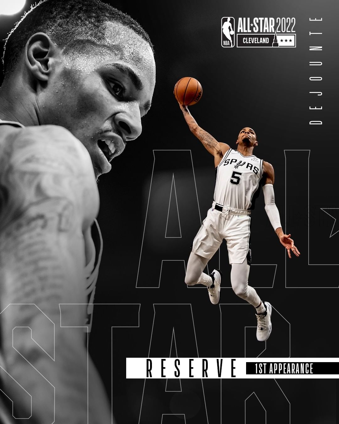 OFFICIAL: @dejountemurray has been selected to the 2022 #NBAAllStar game!  Cong...