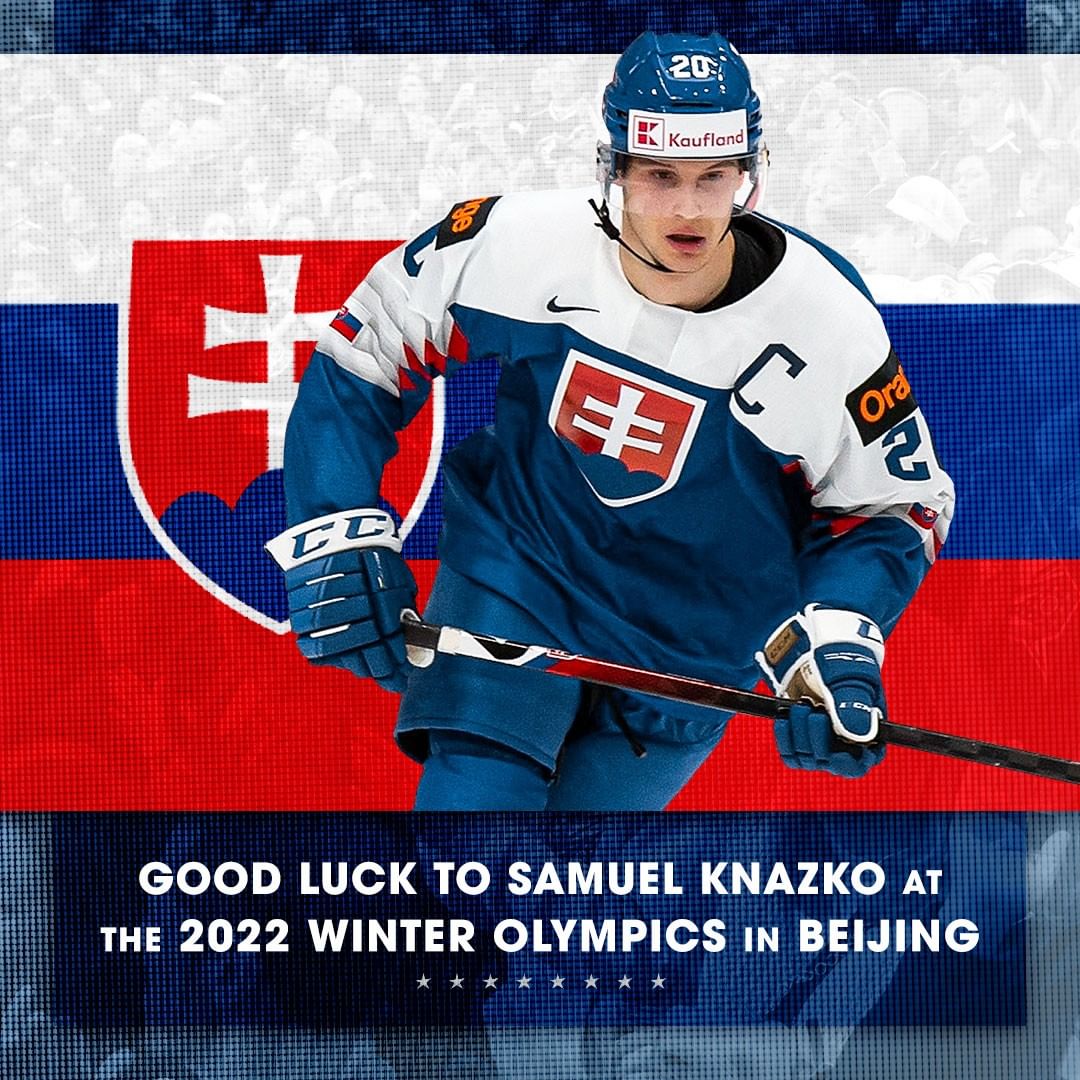 Go get 'em, Samuel!  Catch Slovakia vs. Finland at 3:40AM (EST)  #WinterOlympi...