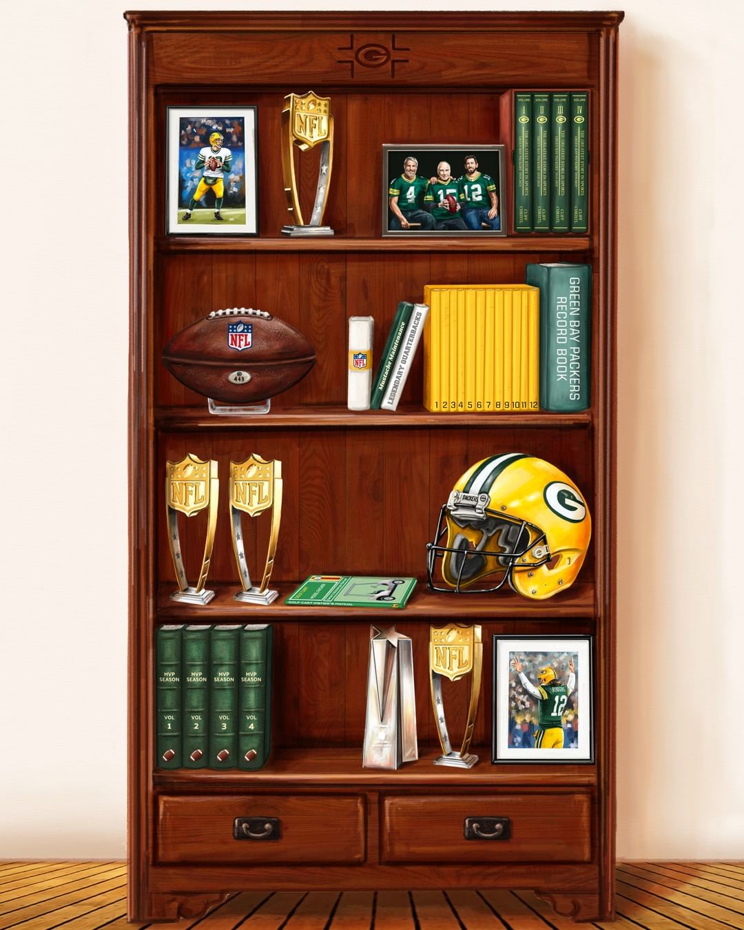 Make room on the shelf for another one!  #MVP #GoPackGo...