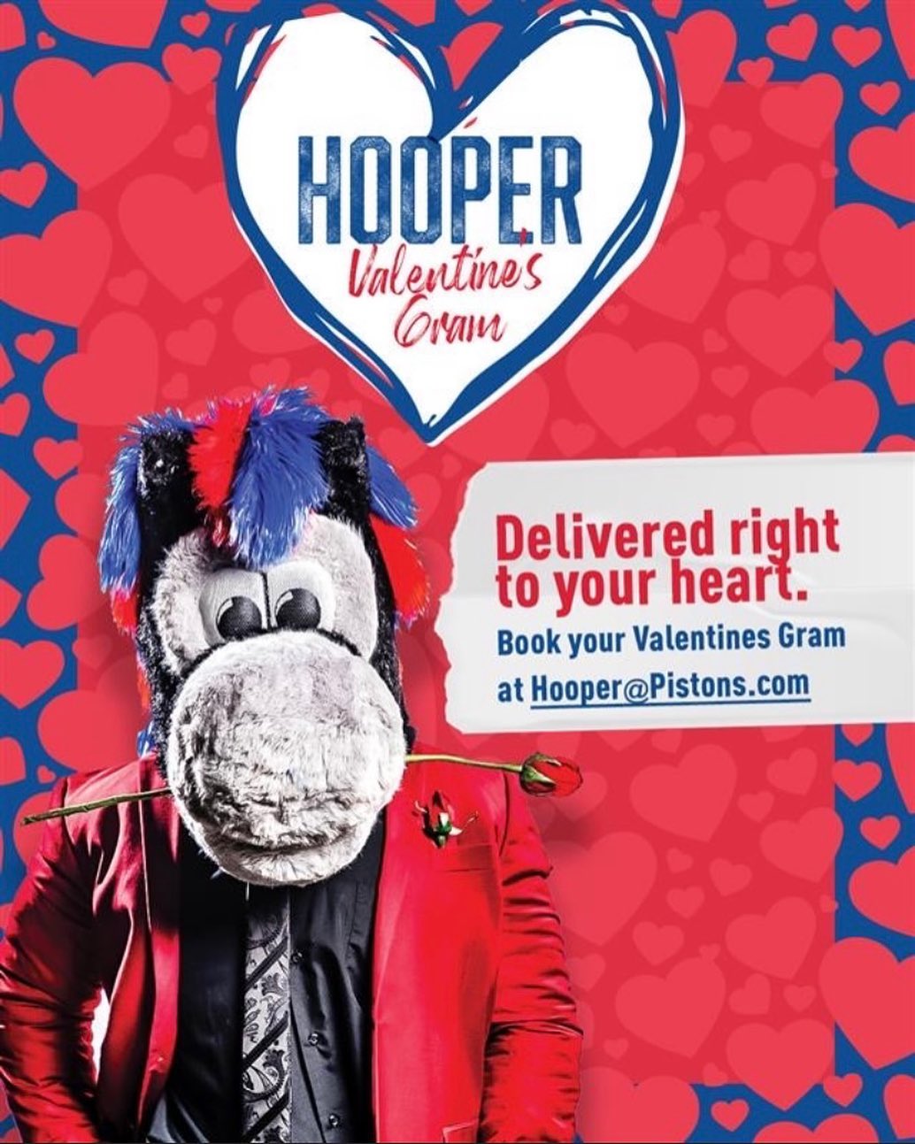 Roses are red,
Violets are blue,
Send a Hooper Valentines Gram,
To a loved one f...