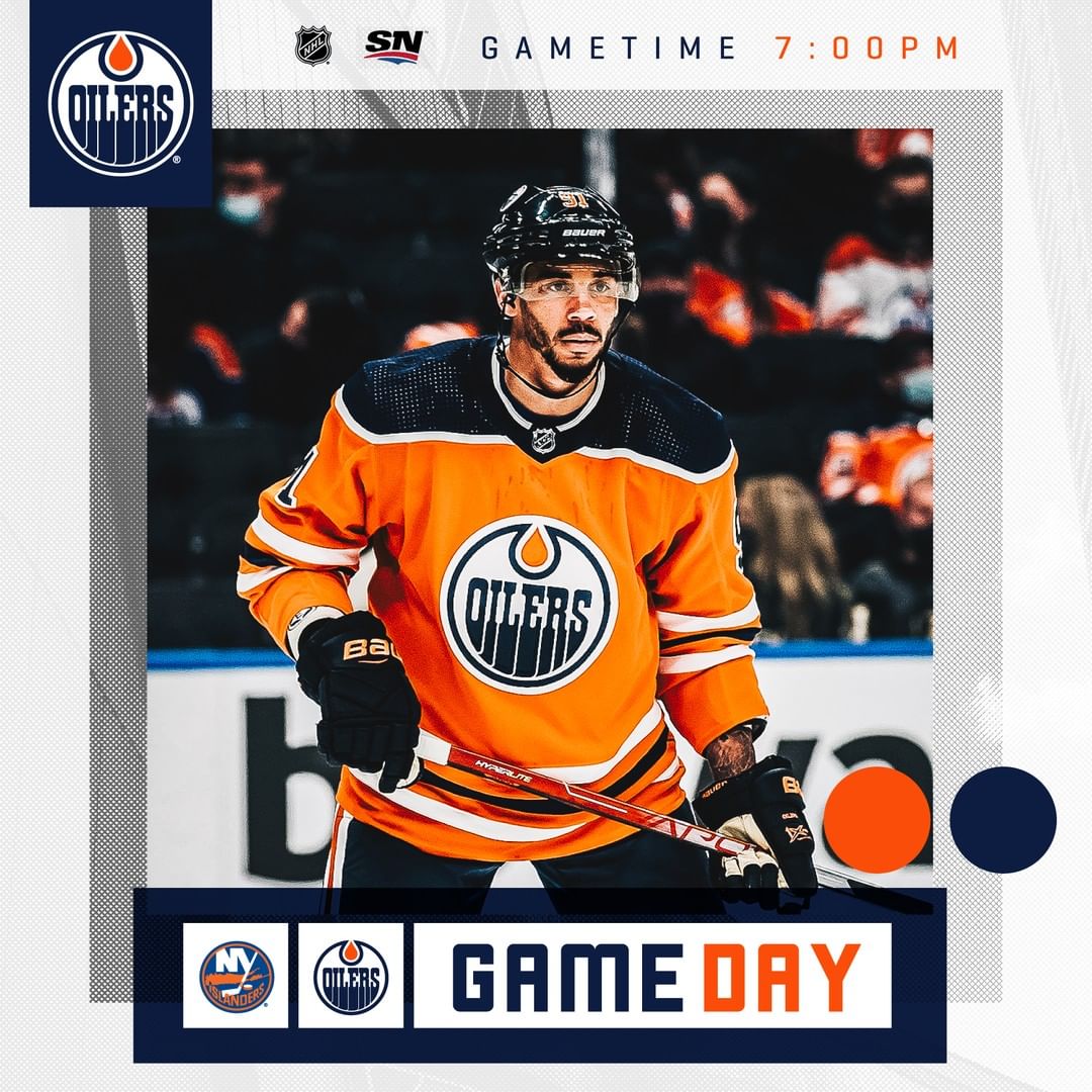 GAME DAY! The #Oilers conclude their homestand with meeting vs. the Islanders at...