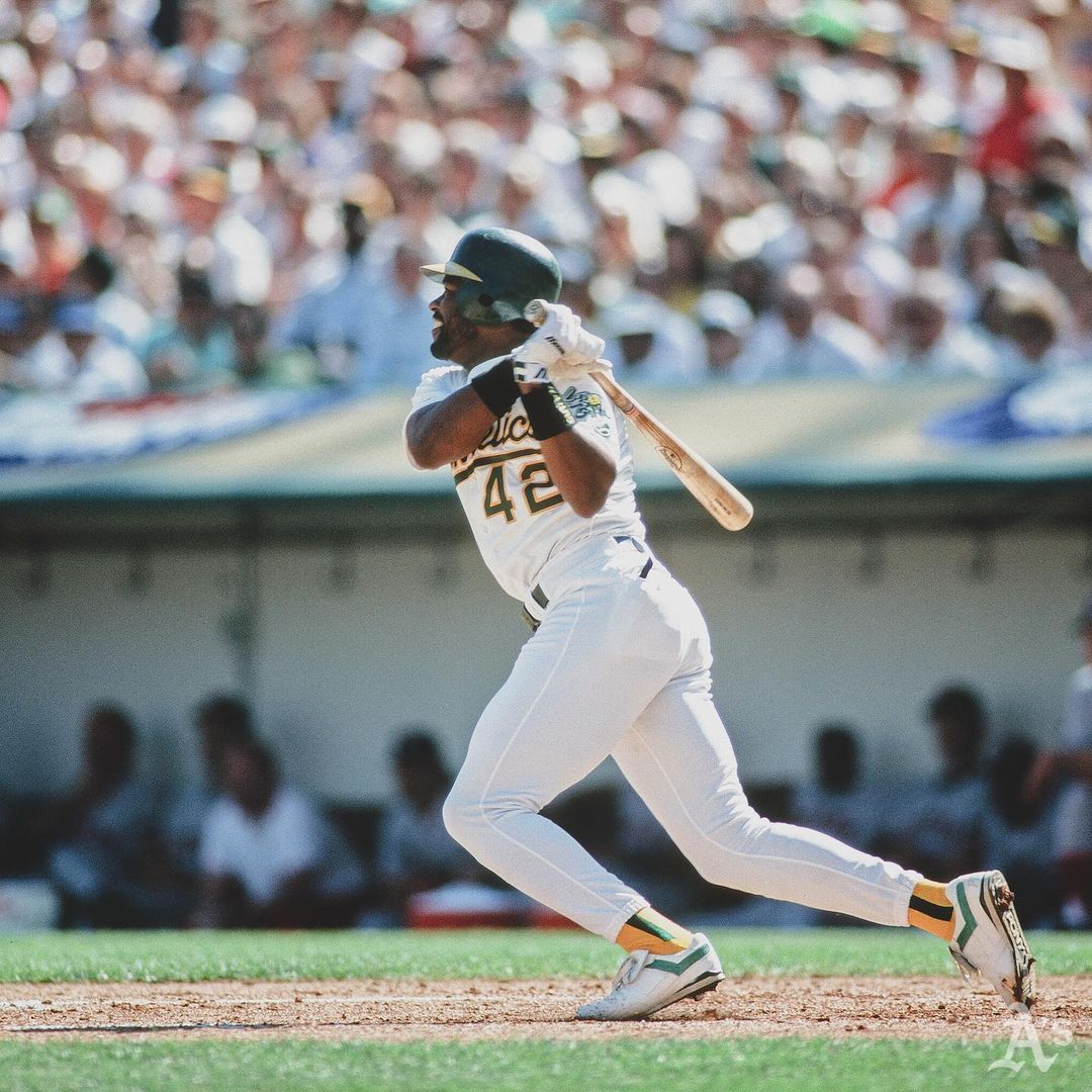 Outfielder Dave Henderson hit his first home run in his first at-bat as a member...