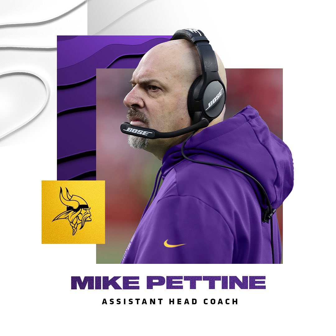 The Vikings announce coaching hires, including Mike Pettine as assistant head co...
