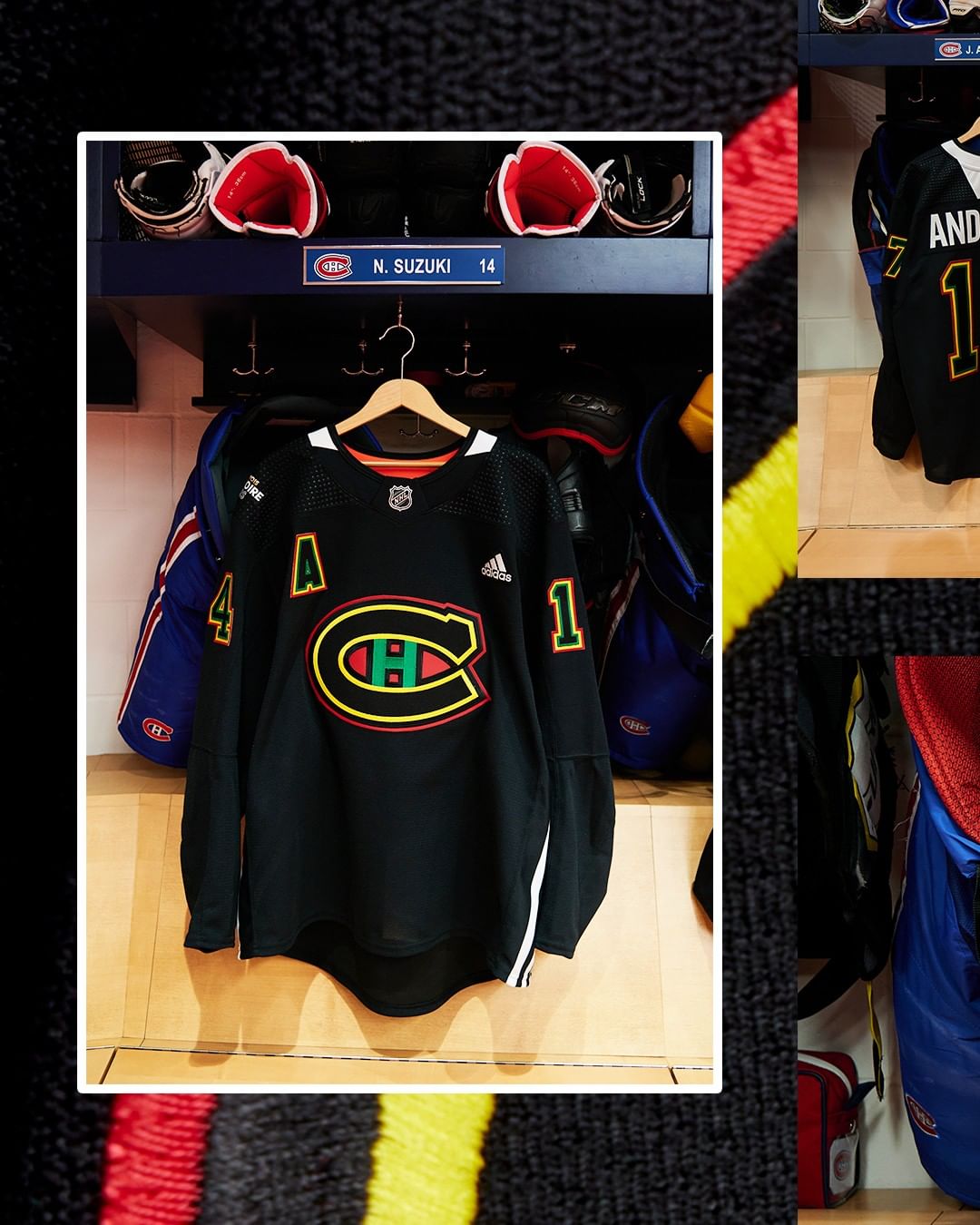 Misez sur nos chandails d’échauffement autographiés du #MoisDeLHistoireDesNoirs,...