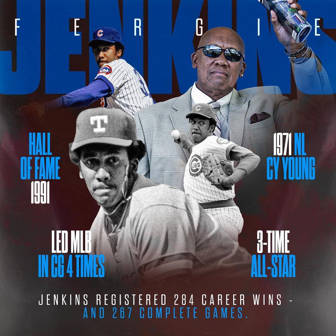 Fergie Jenkins was fearsome on the mound. #BlackHistoryMonth...