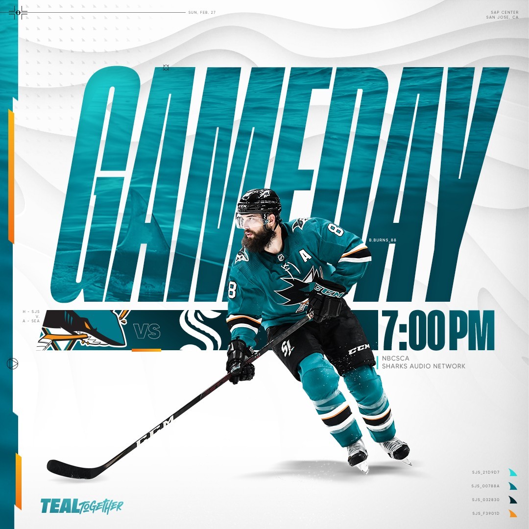 Another battle of the sea going down tonight!  : @SAPCenter 
: 7 p.m. PT
: NBCSC...