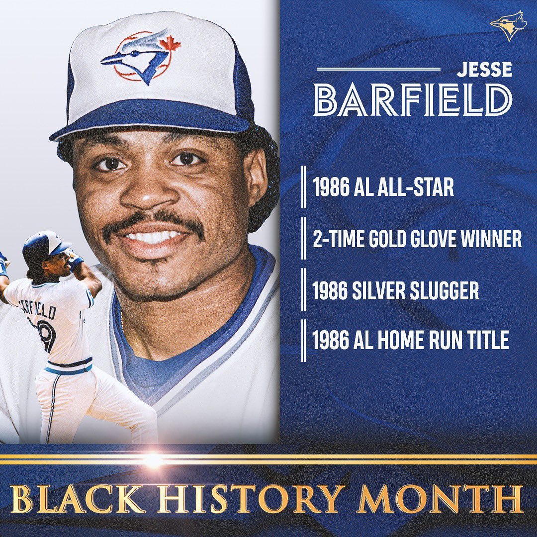 Jesse Barfield was part of a LEGENDARY outfield! #BlackHistoryMonth...