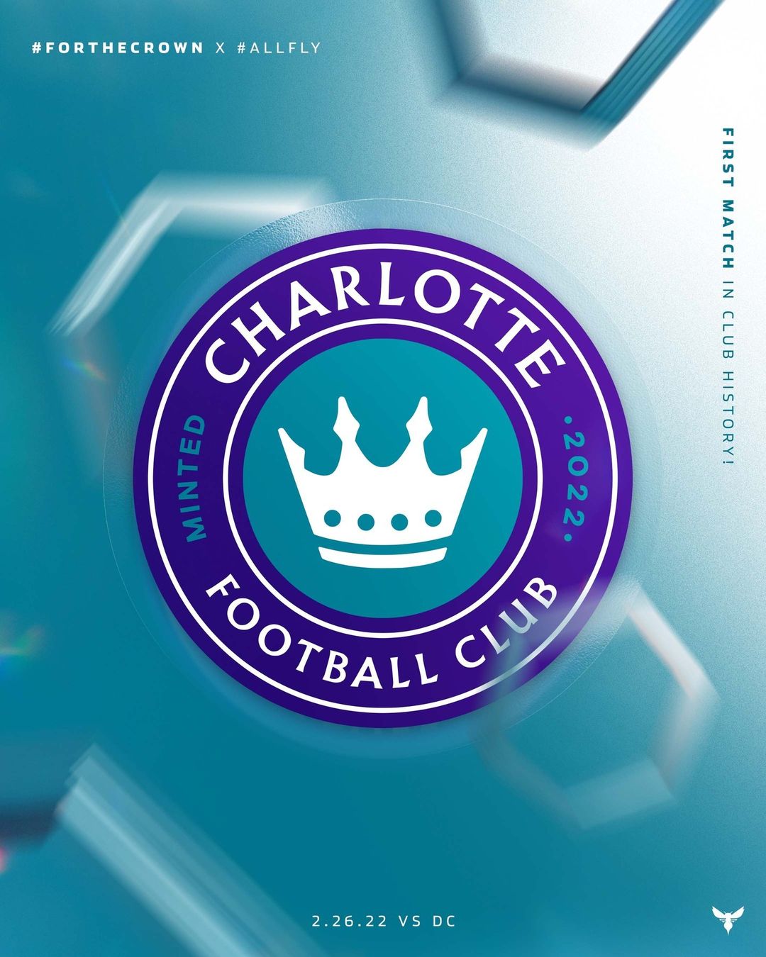Good luck, @charlottefc!  

Drop a  if you're pumped for the FIRST ever Charlott...