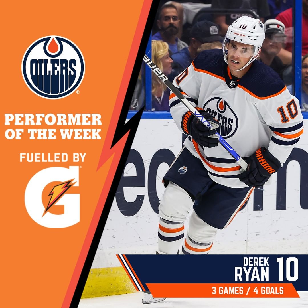 What a stretch for Derek Ryan. He's our Gatorade Performer of the Week! #Fuelled...