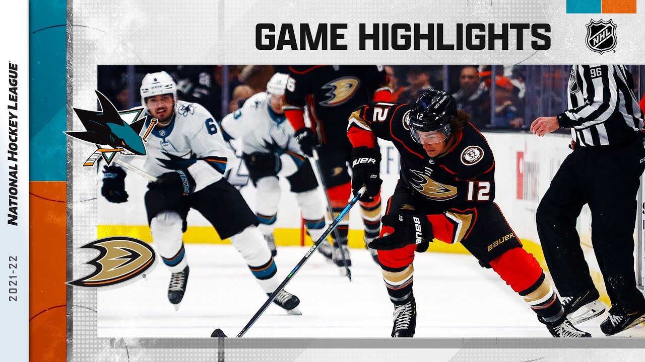 Sharks @ Ducks 3/6 | NHL Highlights 2022