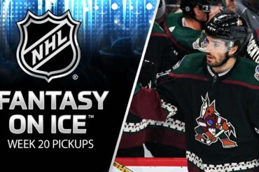 Week 20 Waiver Wire Pickups | Fantasy on Ice