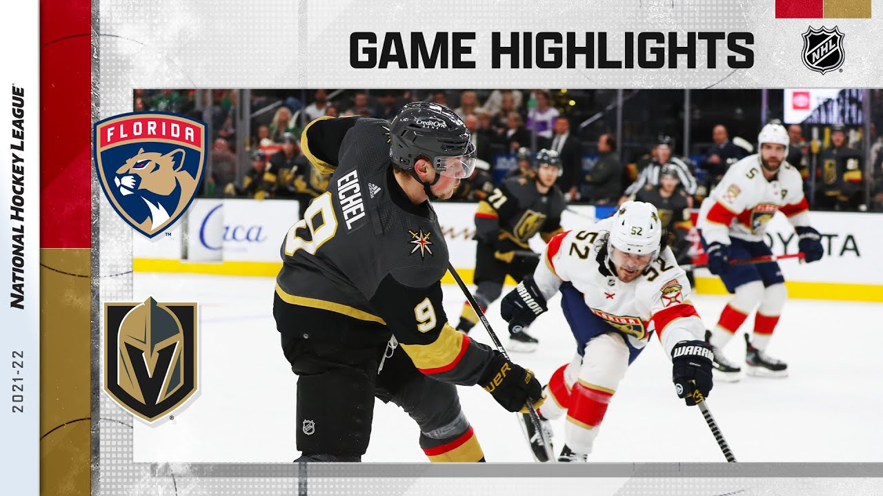 Panthers @ Golden Knights 3/17 | NHL Highlights 2022