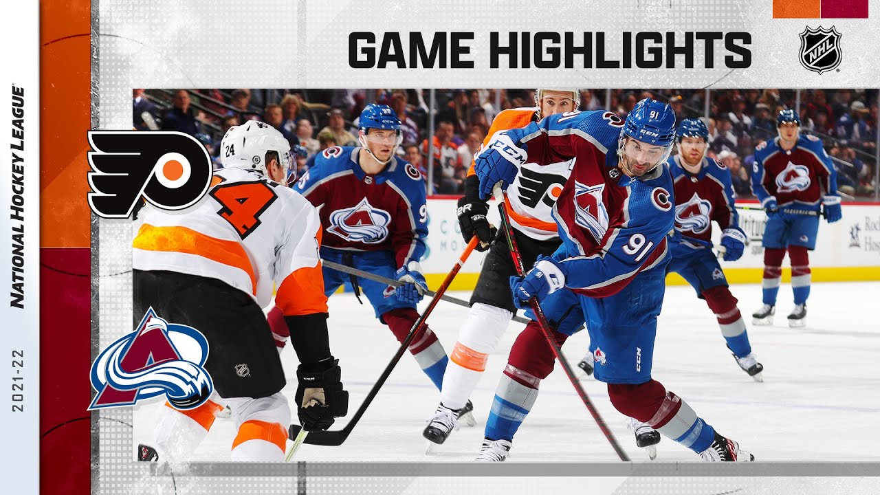 Flyers @ Avalanche 3/25 | NHL Highlights 2022